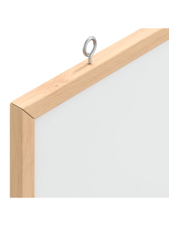 Magneettinen valkotaulu massiivimäntypuukehyksellä 40x30 cm