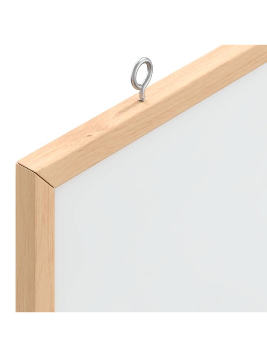 Magneettinen valkotaulu massiivimäntypuukehyksellä 60x40 cm