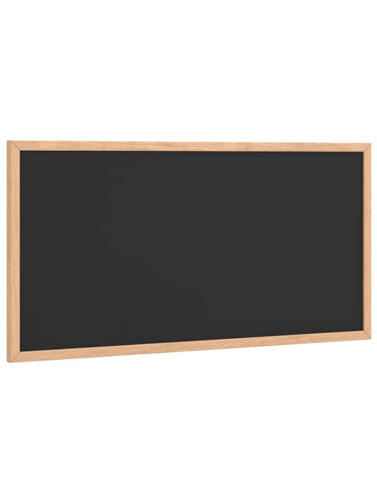 Liitutaulu massiivimäntypuukehyksellä, musta 60x30 cm