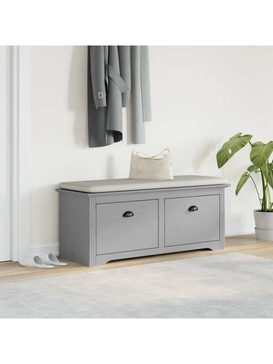Eteisen penkki BODO Harmaa 114x40x45 cm