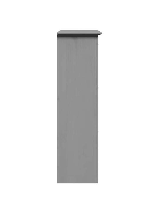 Kenkäteline bodo harmaa 80x35x118 cm