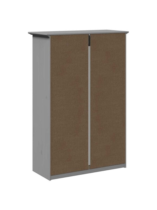 Kenkäteline bodo harmaa 80x35x118 cm