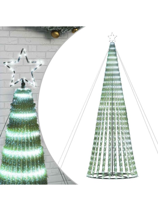 Led joulukuusi 1028 ledit kylmävalkoinen 403 cm