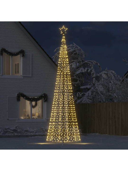 LED joulukuusi piikeillä 1534 lämpimän valk. LED-valoa 500 cm