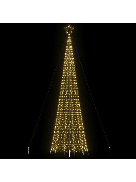 LED joulukuusi piikeillä 1534 lämpimän valk. LED-valoa 500 cm