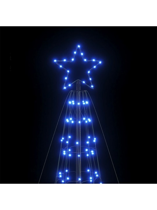 Led joulukuusi piikkeillä 1534 lediä sininen 500 cm