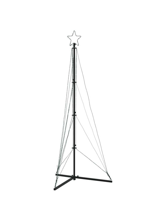 Led joulukuusi 363 kylmän valkoista led-valoa 182 cm