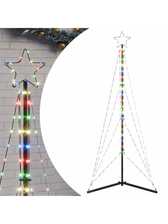 Led joulukuusi 363 värikästä led-valoa 182 cm