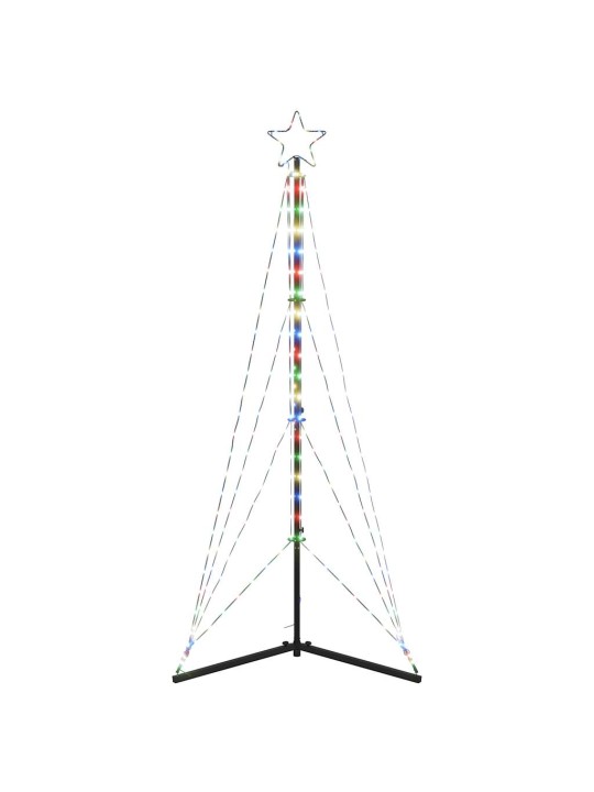 Led joulukuusi 363 värikästä led-valoa 182 cm
