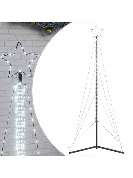 Led joulukuusi 483 ledit kylmävalkoinen 240 cm