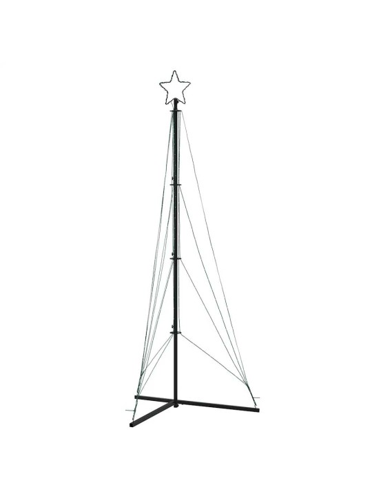 Led joulukuusi 483 ledit kylmävalkoinen 240 cm