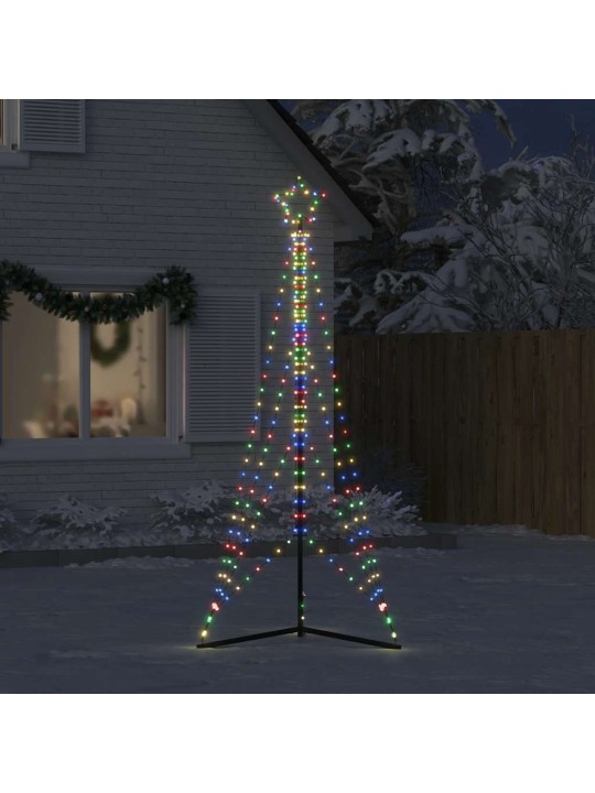 Led joulukuusi 483 lediä värikäs 240 cm