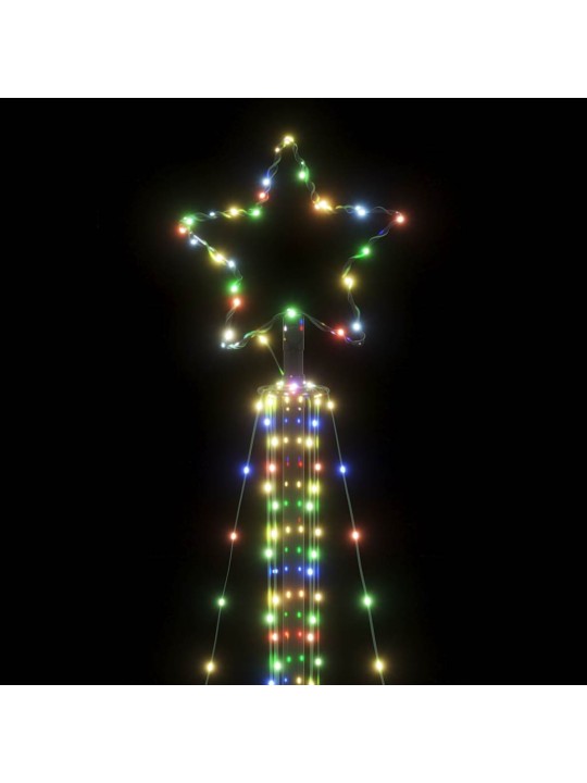 Led joulukuusi 483 lediä värikäs 240 cm