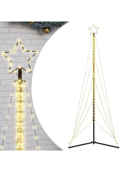 Led joulukuusi 525 lämpimän valkoista led-valoa 302 cm