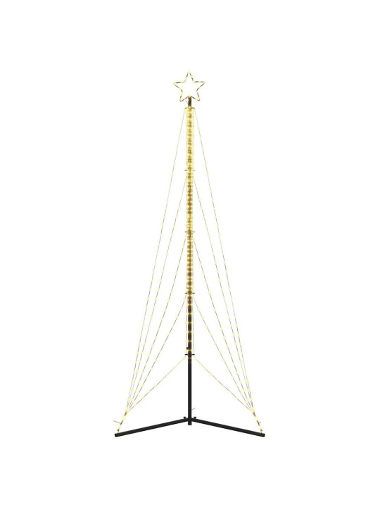 Led joulukuusi 525 lämpimän valkoista led-valoa 302 cm