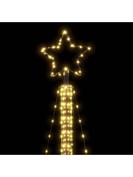 Led joulukuusi 525 lämpimän valkoista led-valoa 302 cm