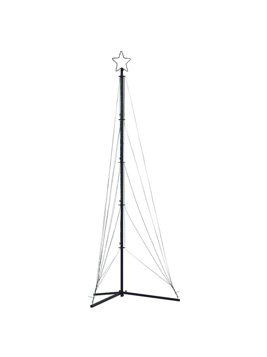 Led joulukuusi 525 kylmän valkoista led-valoa 302 cm