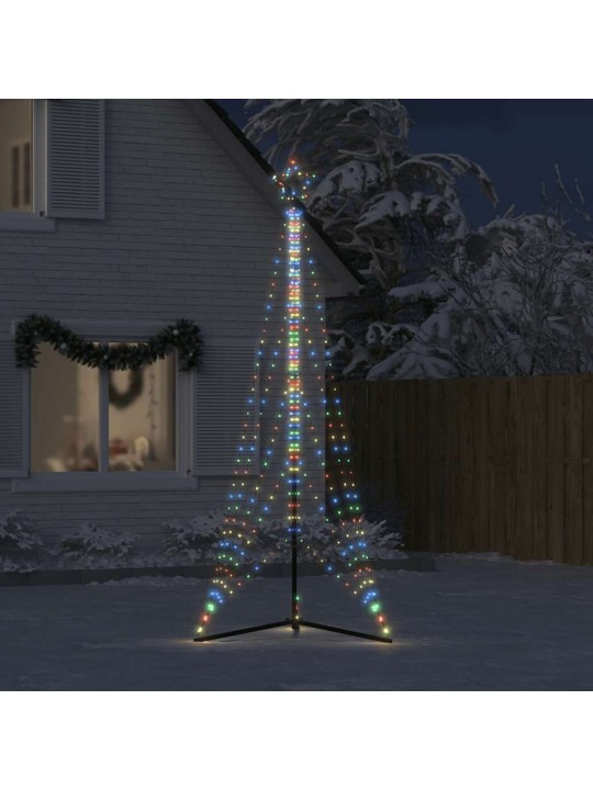 Led joulukuusi 525 värikästä led-valoa 302 cm