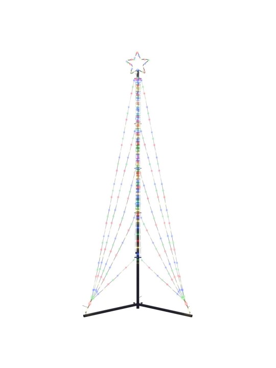 Led joulukuusi 525 värikästä led-valoa 302 cm