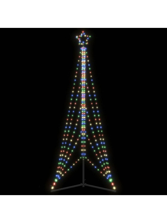 Led joulukuusi 525 värikästä led-valoa 302 cm