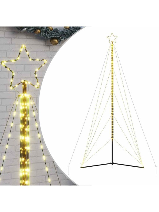 Led joulukuusi 615 lämpimän valkoista led-valoa 404,5 cm