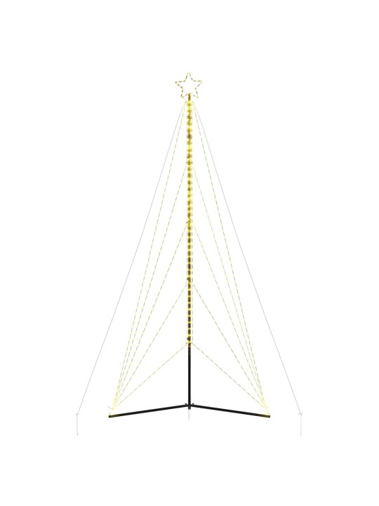 Led joulukuusi 615 lämpimän valkoista led-valoa 404,5 cm