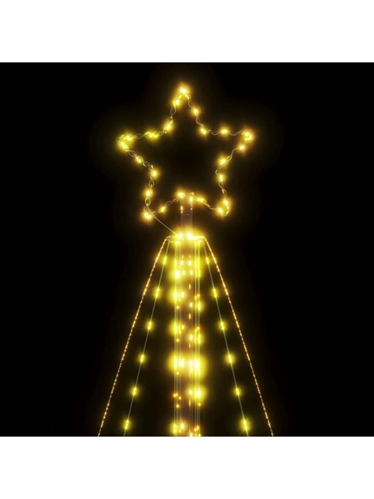 Led joulukuusi 615 lämpimän valkoista led-valoa 404,5 cm