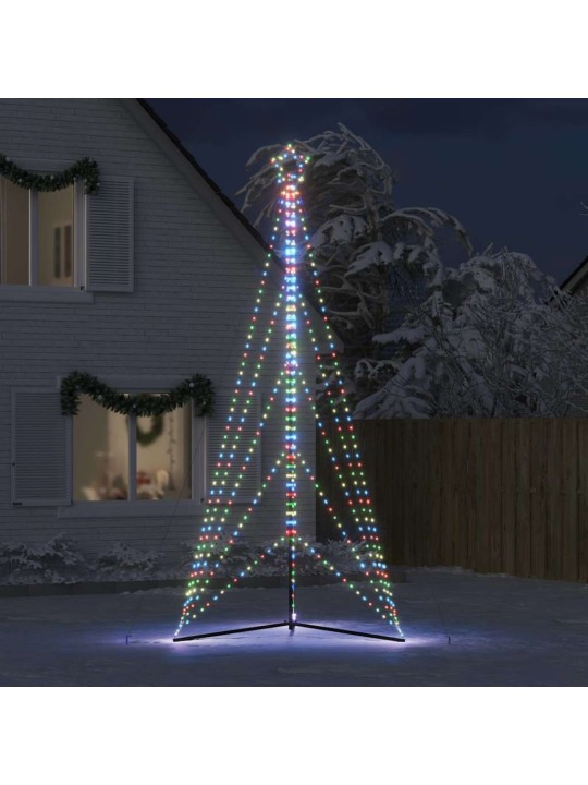 Led joulukuusi 615 värikästä led-valoa 404,5 cm