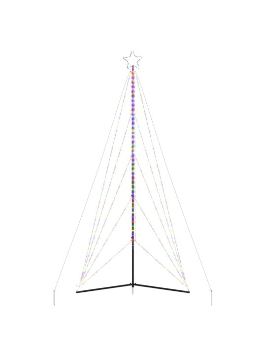 Led joulukuusi 615 värikästä led-valoa 404,5 cm