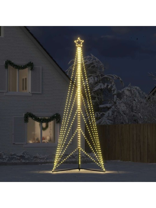 Led joulukuusi 861 lämpimän valkoista led-valoa 478 cm