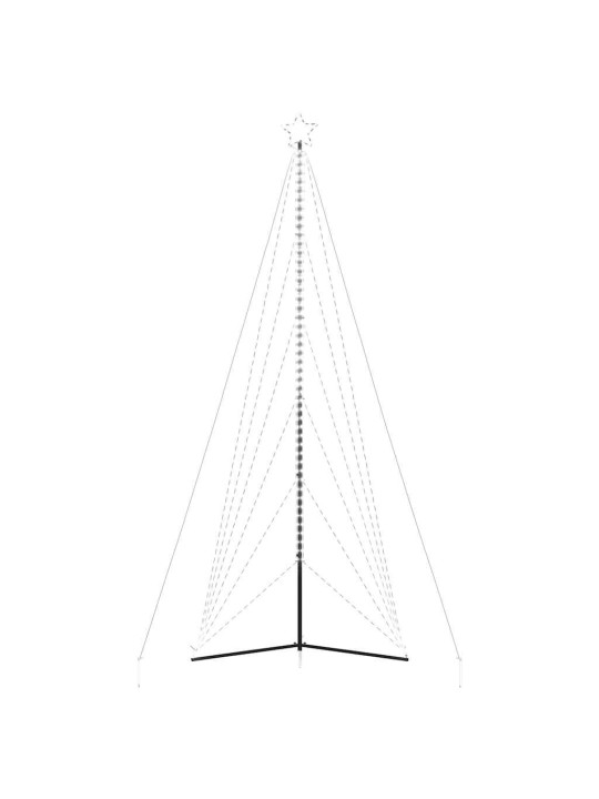 Led joulukuusi 861 kylmän valkoista led-valoa 478 cm