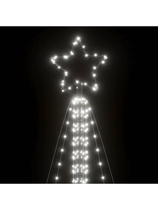 Led joulukuusi 861 kylmän valkoista led-valoa 478 cm