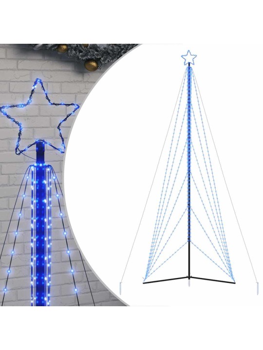 Led joulukuusi 861 sinistä led-valoa 478 cm