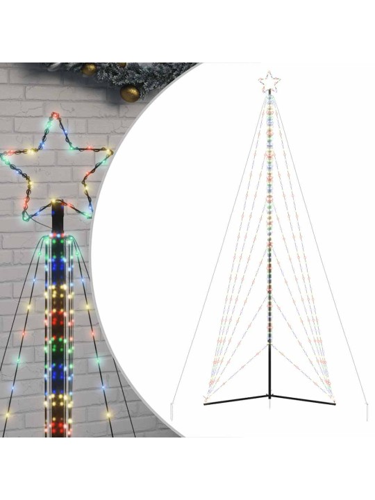 Led joulukuusi 861 värikästä led-valoa 478 cm