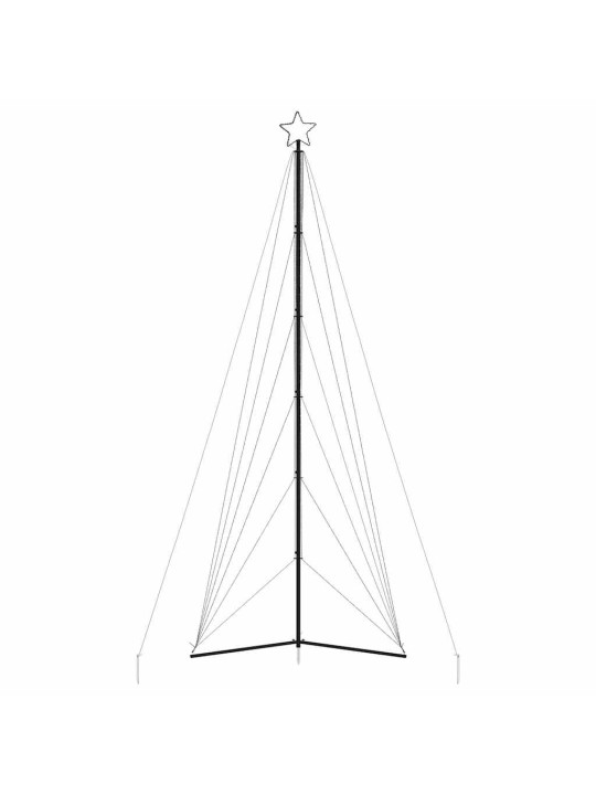 Led joulukuusi 861 värikästä led-valoa 478 cm