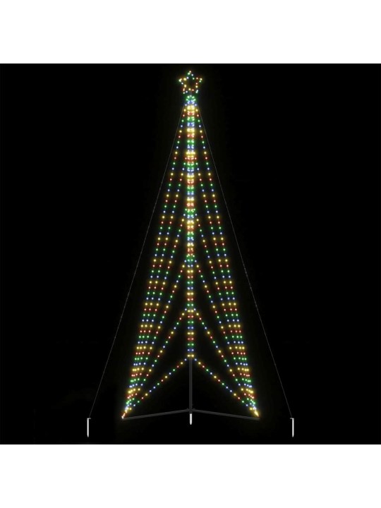 Led joulukuusi 861 värikästä led-valoa 478 cm