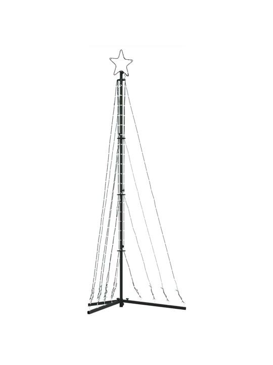 Led joulukuusi 339 kylmän valkoista led-valoa 187 cm