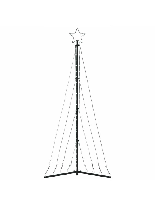 Led joulukuusi 339 kylmän valkoista led-valoa 187 cm