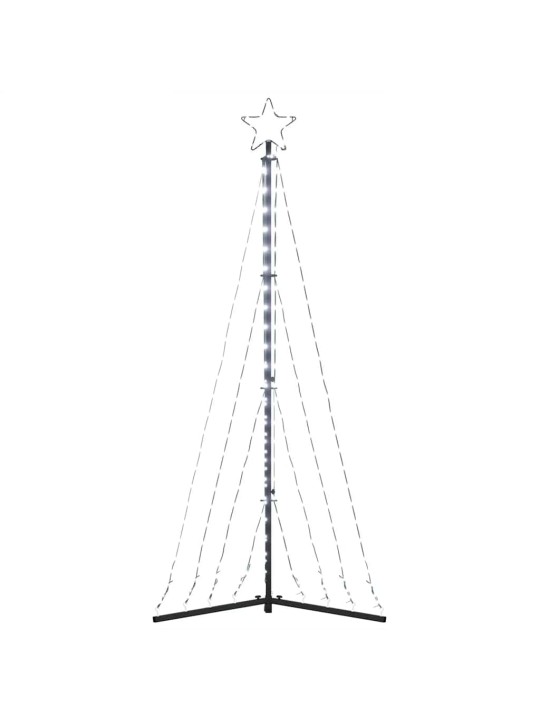 Led joulukuusi 339 kylmän valkoista led-valoa 187 cm