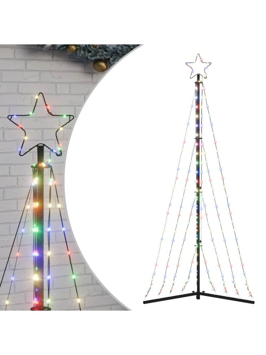 Led joulukuusi 339 värikästä led-valoa 187 cm