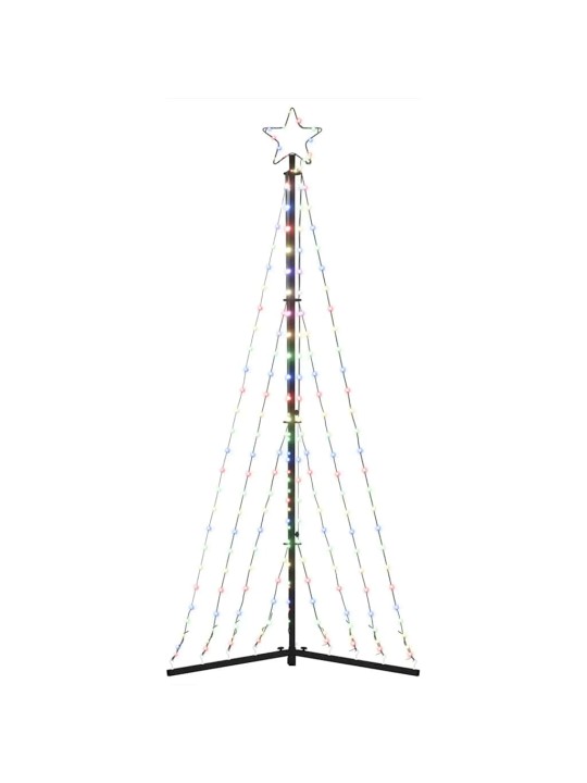 Led joulukuusi 339 värikästä led-valoa 187 cm