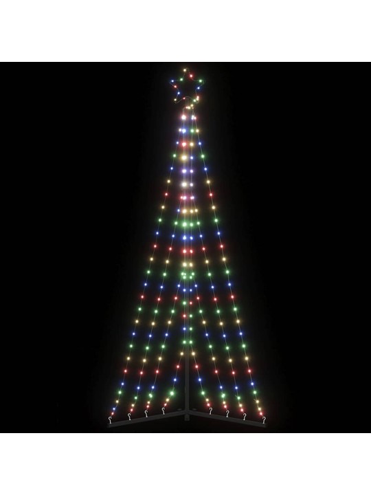 Led joulukuusi 339 värikästä led-valoa 187 cm