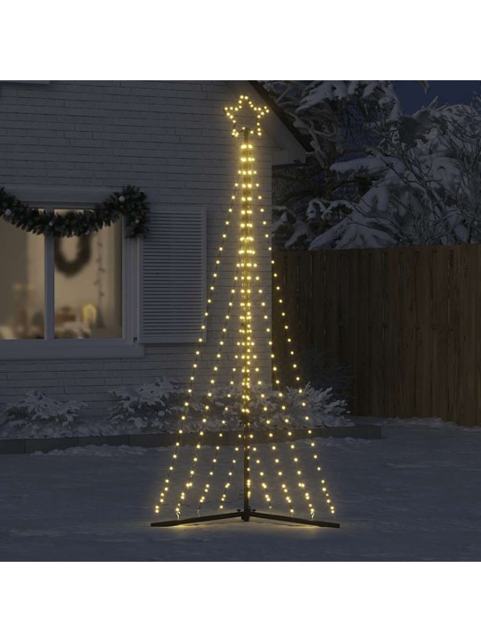 Led joulukuusi 447 lämpimän valkoista led-valoa 249 cm