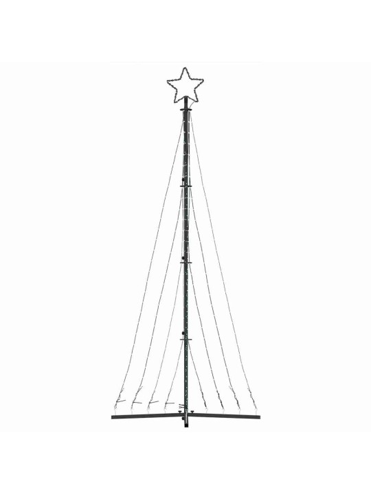 Led joulukuusi 447 lämpimän valkoista led-valoa 249 cm