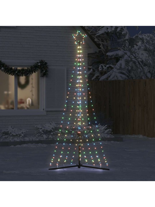 Led joulukuusi 447 värikästä led-valoa 249 cm