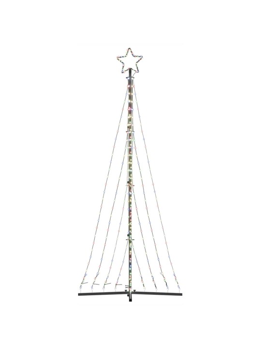 Led joulukuusi 447 värikästä led-valoa 249 cm