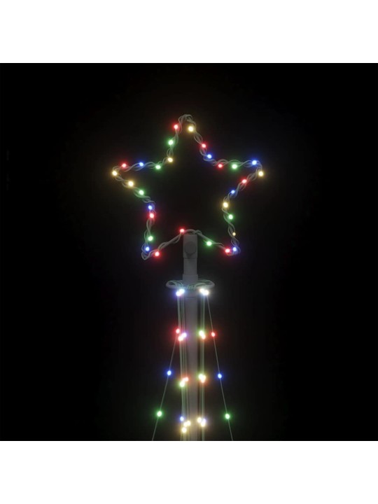 Led joulukuusi 447 värikästä led-valoa 249 cm