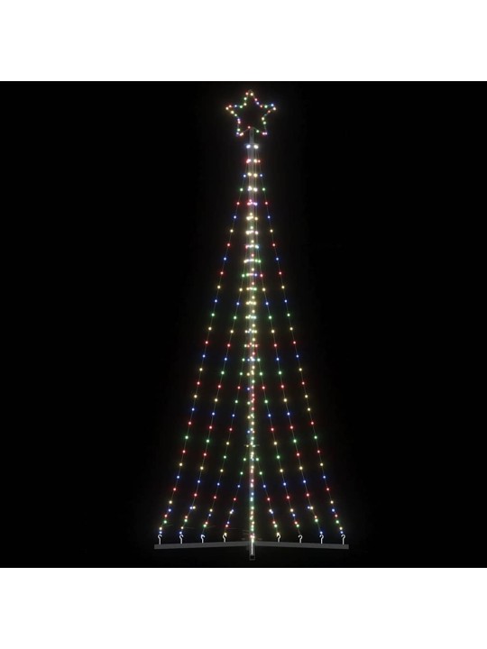 Led joulukuusi 447 värikästä led-valoa 249 cm