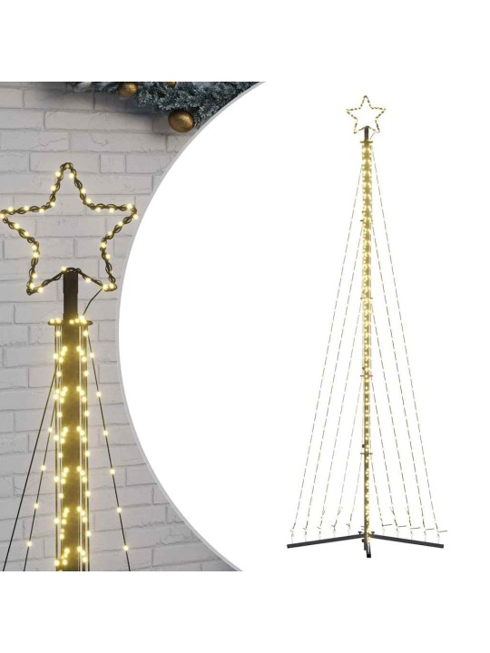 Led joulukuusi 495 lämpimän valkoista led-valoa 300,5 cm