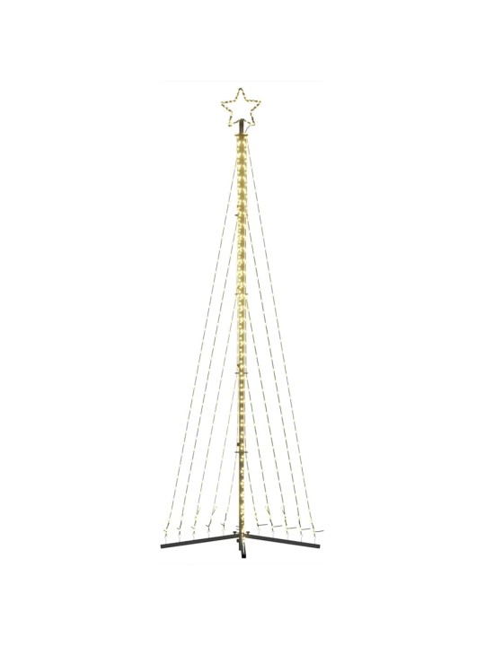Led joulukuusi 495 lämpimän valkoista led-valoa 300,5 cm
